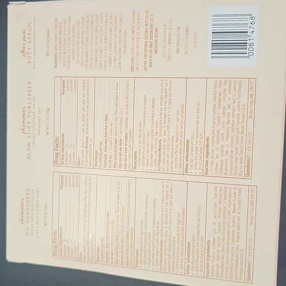 Trader Joe's Glow Anywhere Sunscreen Set - Picture 2 of 2